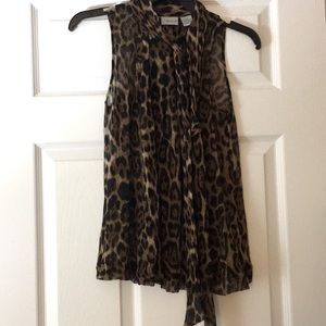 Silk Cheetah Tank